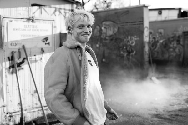 Portrait von Anton Nürnberg in schwarz/weiß