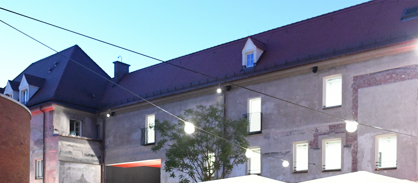 Der Innenhof des Theaters Der Innenhof des Theaters
