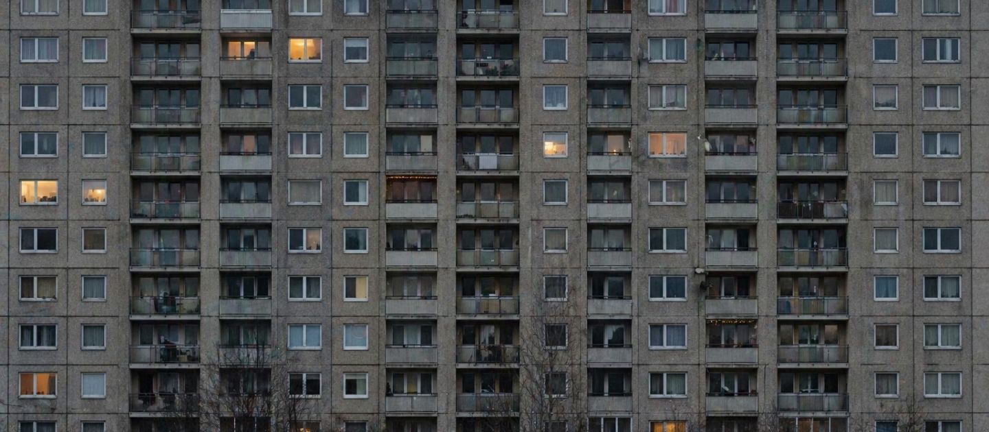 Ein Plattenbau.