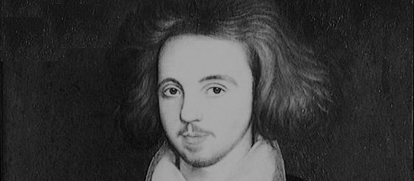 Das Bild zeigt Christopher Marlowe