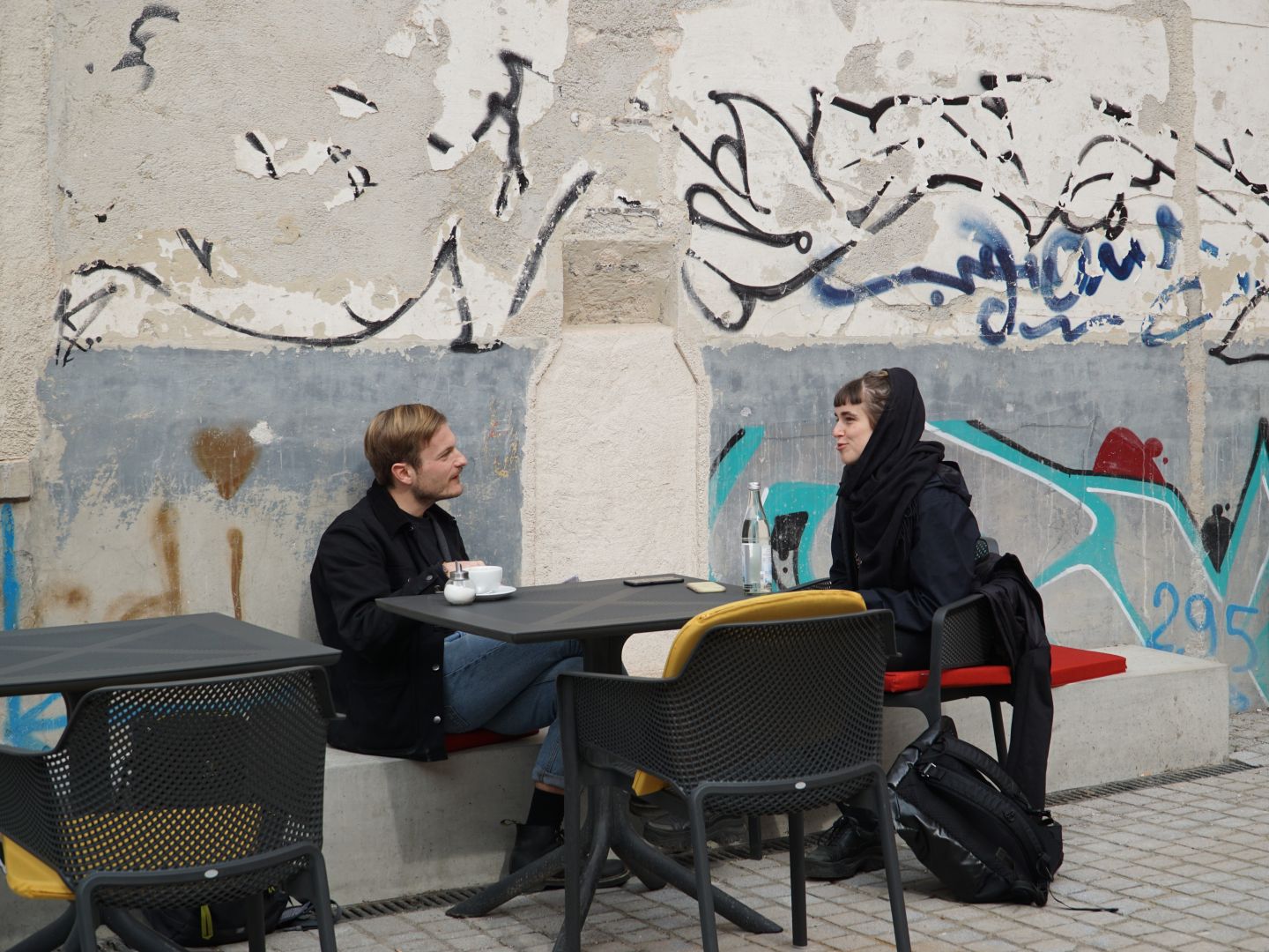 Tobias Obermeier und Ruth Bohsung im Gespräch