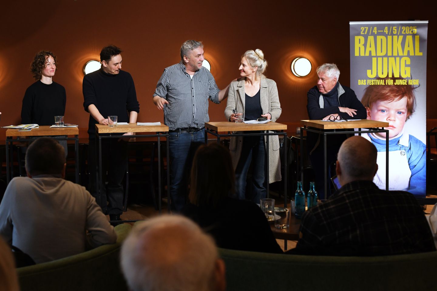 Hannah Mey, Leon Frisch, Christian Stückl, Christine Wahl, C.Bernd Sucher(c)Gabriela Neeb