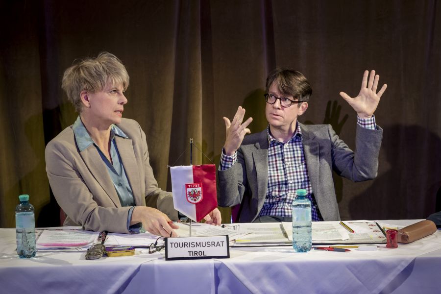 Ein Foto der Inszenierung "Gondelgschichten"